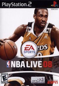 NBA Live 08 PAL Playstation 2 PAL box art